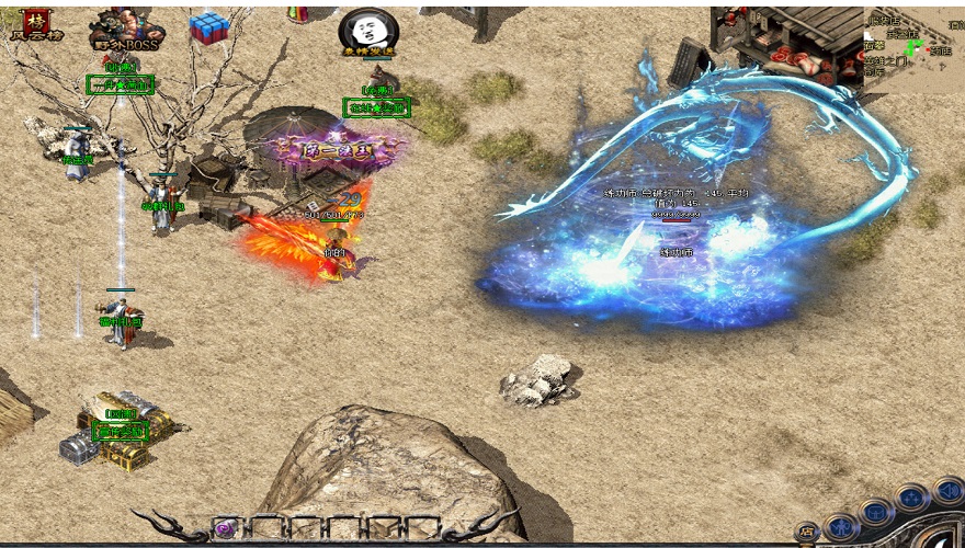 传奇私服三职业巅峰之战：烈火燎原双修战士开天斩？